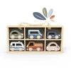 Car Display Case with Cars