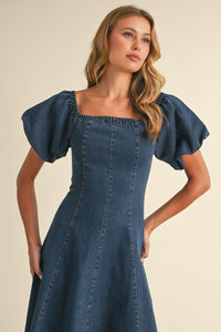 Jessica Denim Midi Dress