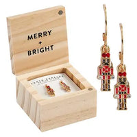 Treasure Box Earrings - Christmas