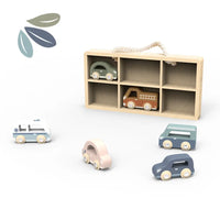 Car Display Case with Cars