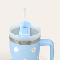 Dancing Daisy Blue Tumbler