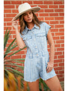 Reba Denim Romper