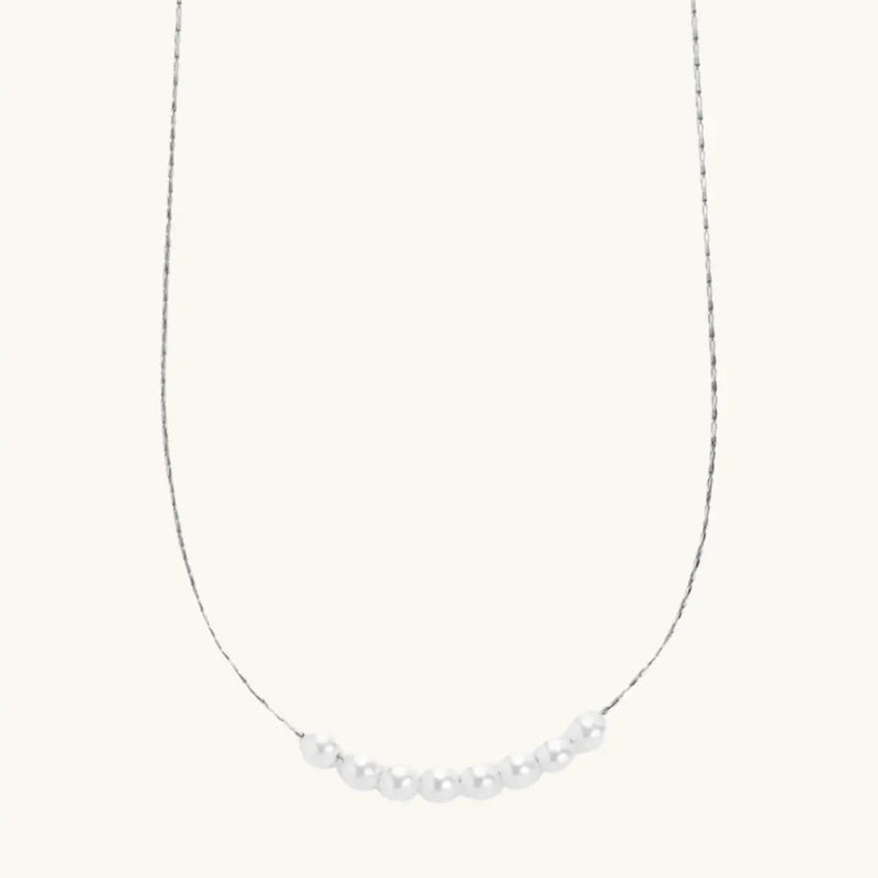 Nikki Smith - Nina Dainty Pearl Necklace