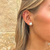 Nikki Smith - White Shell Flora Earrings