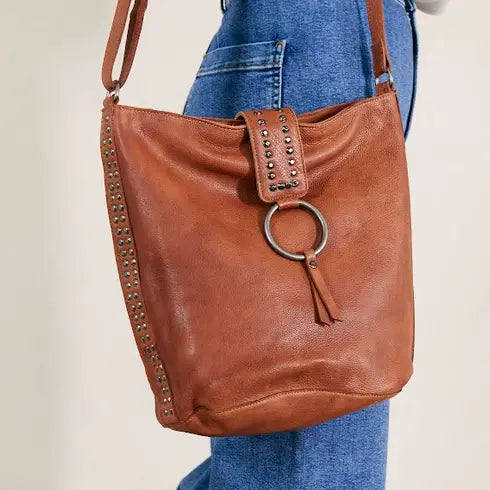 Leora Leather Crossbody