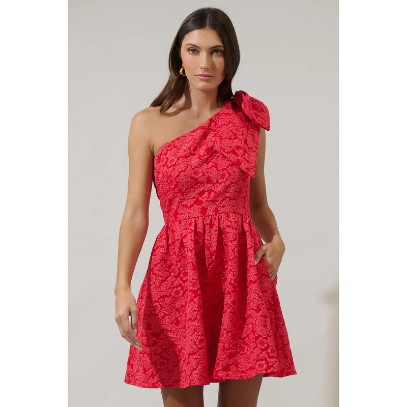 Zarah Jacquard Mini Dress