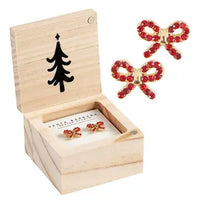 Treasure Box Earrings - Christmas