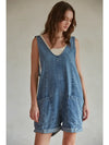 Denim Short Overalls