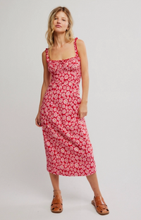 Lucinda Printed Midi Dress