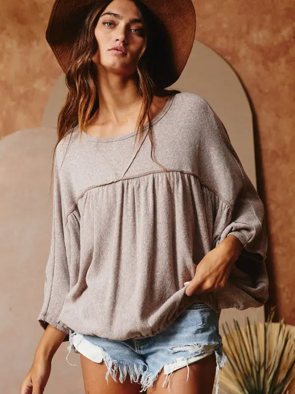 Aurora Dolman Sleeve Top