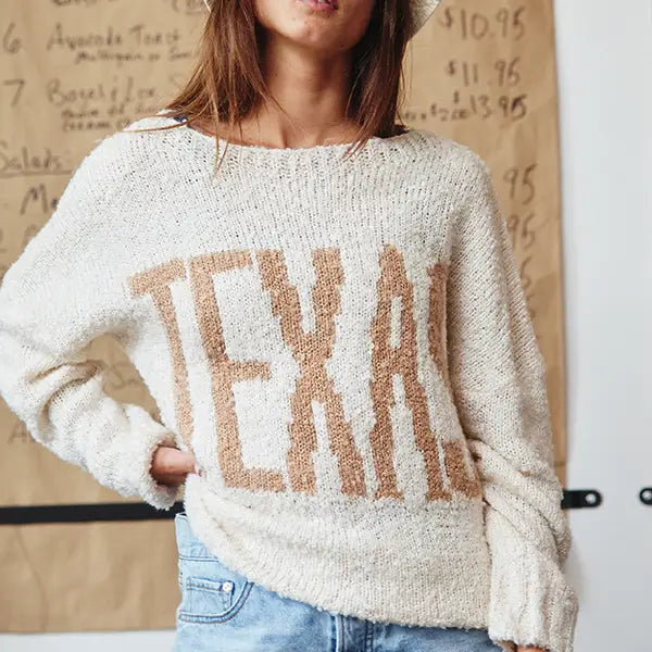 Texas Boatneck Sweater