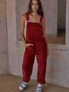 Brick Corduroy Overalls