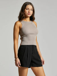 Ribbed Crop Tank