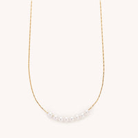 Nikki Smith - Nina Dainty Pearl Necklace